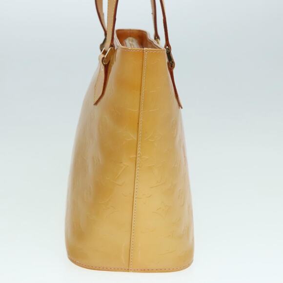 LOUIS VUITTON Monogram Vernis Houston Hand Bag Beige M91004 - Picture 4 of 16